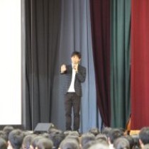 【ありがとう。頑張ろうね。】西尾市立寺津小学校・寺津中学校さん講演にて　教育講演家　木村玄司